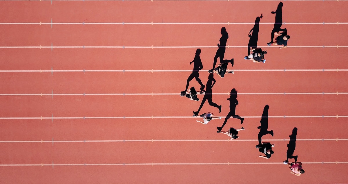 Running athlete