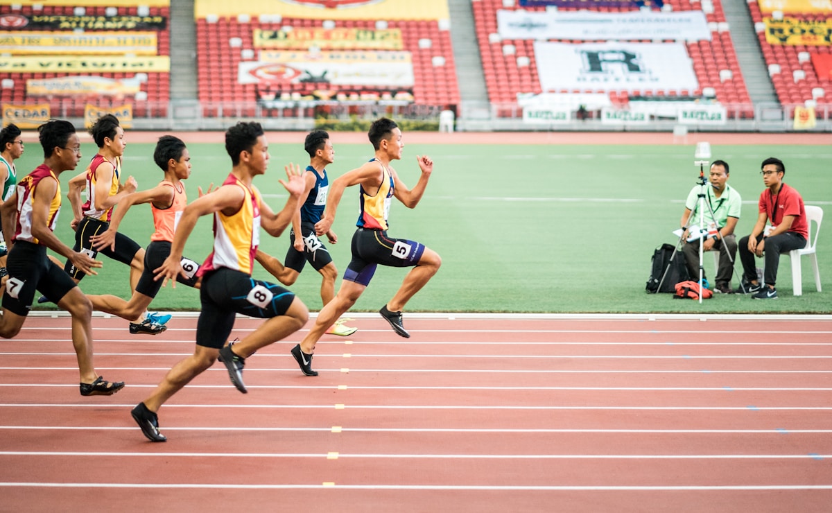 Running athlete