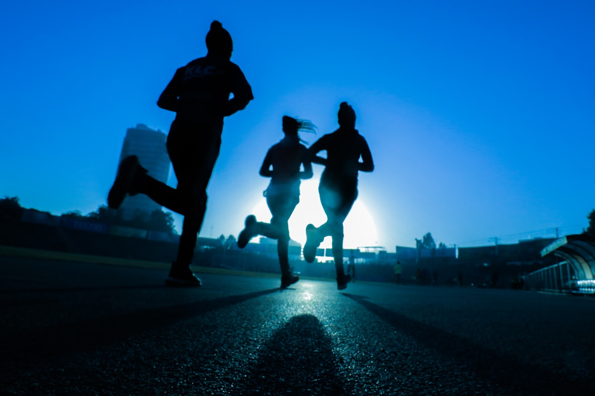Running athlete