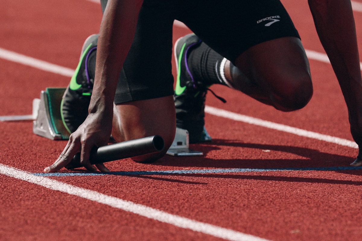 Running athlete