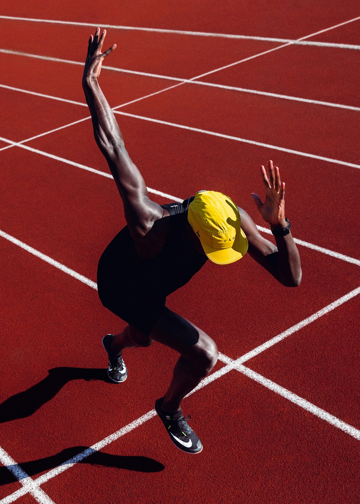 Running athlete