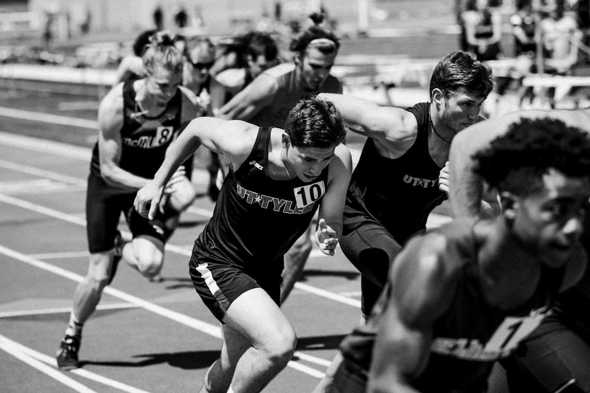 Running athlete