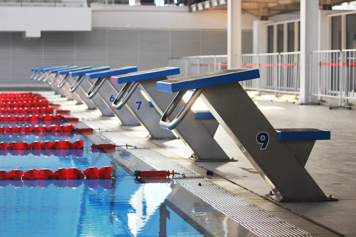 Swimming training