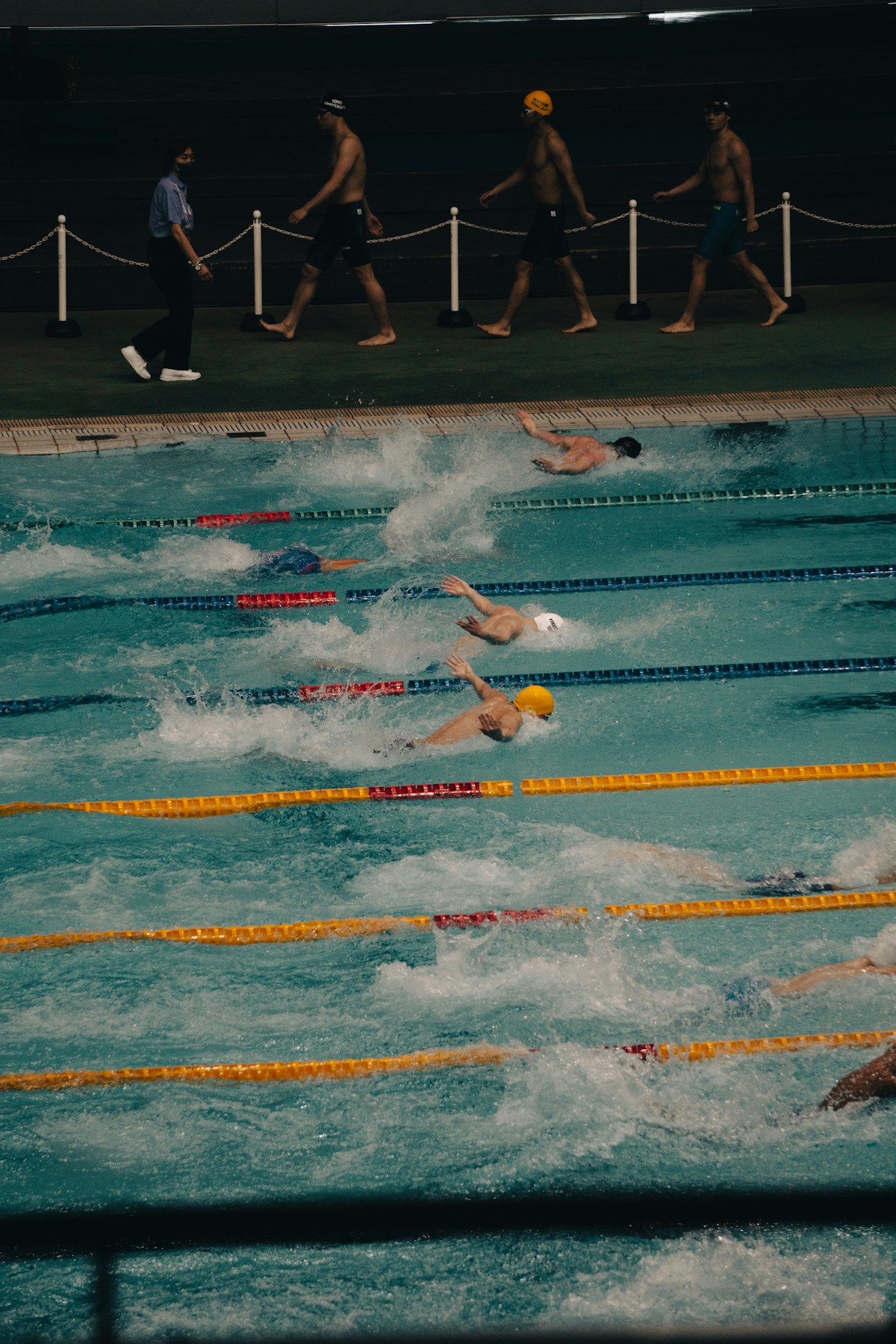 Swimming training